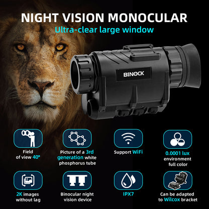 BINOCK NVG30 Tactical Night Vision Goggles Monocular